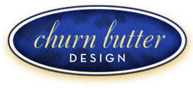 Churn Butter Design Logo