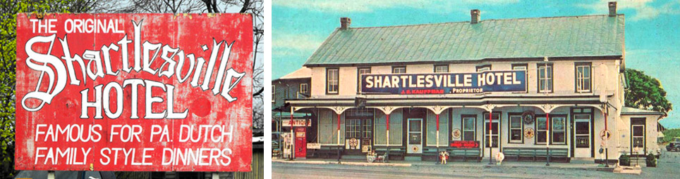 Shartlesville Hotel, a family tradition